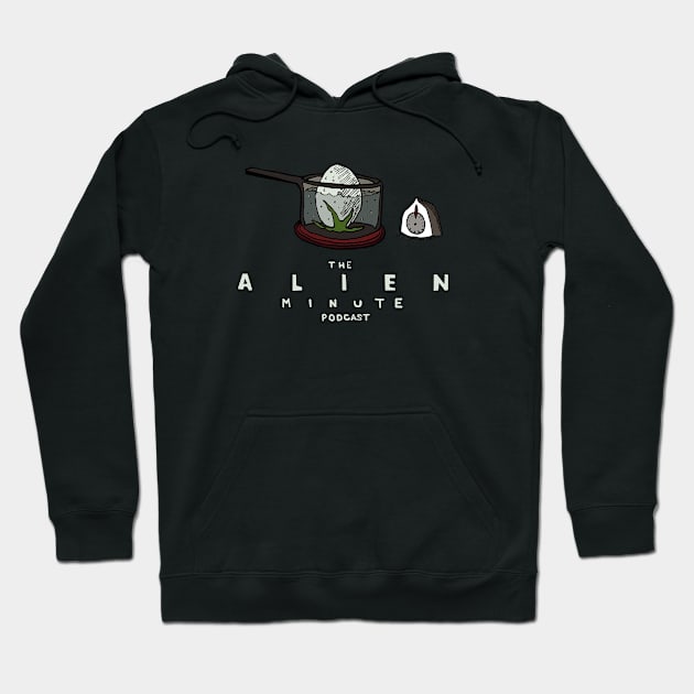 Alien Minute Logo Tee Hoodie by AlienMinute